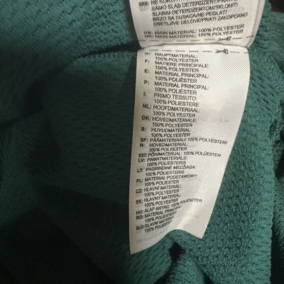 Adidas For Creators Only Hoodie Mens Small Pullover Dark Green No Drawstring - Picture 6 of 6